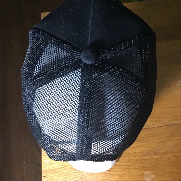 VTG NRA National Rifle Association 80s Black Gold Cap USA Trucker Snapback Hat - Picture 5 of 8